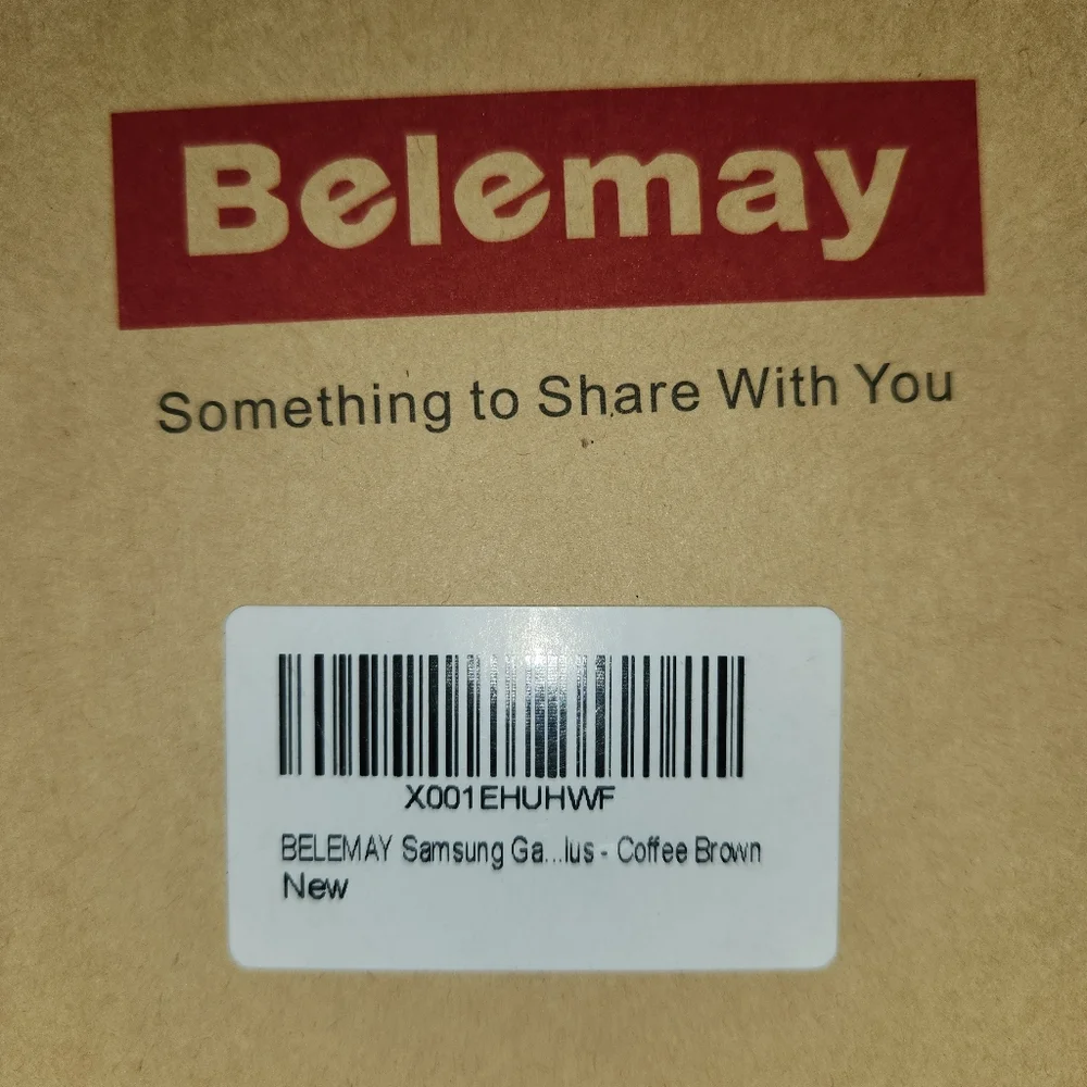 Belemay Genuine Leather Phone Case for Samsung Galaxy 8 Plus